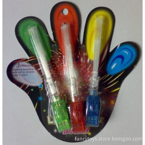 3 Color Fiber Optic Finger Ring